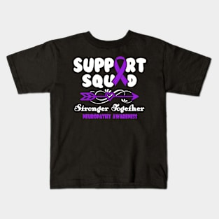 Neuropathy Gastroparesis Awareness Support Squad Stronger Together - In This Family We Fight Together T-Shirt Kids T-Shirt